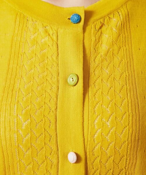 Jocomomola / ホコモモラ カーディガン・ボレロ | 【接触冷感】シアークルーネックカーディガン | 詳細10