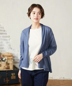 Jocomomola / ホコモモラ カーディガン・ボレロ | 【接触冷感】シアートッパーカーディガン
