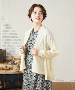 Jocomomola / ホコモモラ カーディガン・ボレロ | 【接触冷感】シアートッパーカーディガン