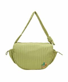 Jocomomola / ホコモモラ ショルダーバッグ | プリーツデザインラウンドショルダーバッグ