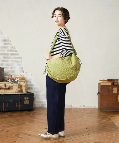 Jocomomola / ホコモモラ ショルダーバッグ | プリーツデザインラウンドショルダーバッグ | 詳細11