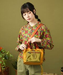 Jocomomola / ホコモモラ ショルダーバッグ | 【2WAY】配色ミニトートショルダーバッグ