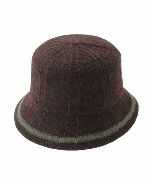 Jocomomola / ホコモモラ キャップ | ニット格子柄ハット | 詳細1