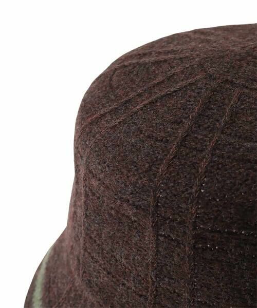 Jocomomola / ホコモモラ キャップ | ニット格子柄ハット | 詳細5