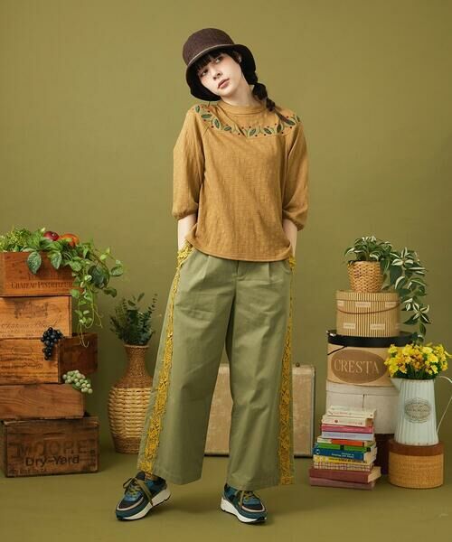 Jocomomola / ホコモモラ キャップ | ニット格子柄ハット | 詳細8