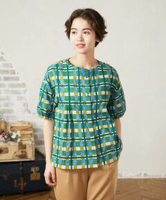 Jocomomola / ホコモモラ シャツ・ブラウス | Laberinto リップルチェックブラウス