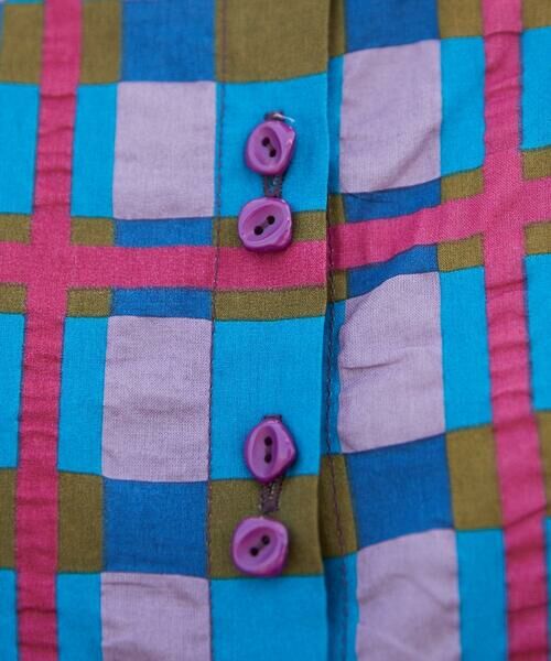Jocomomola / ホコモモラ シャツ・ブラウス | Laberinto リップルチェックブラウス | 詳細8