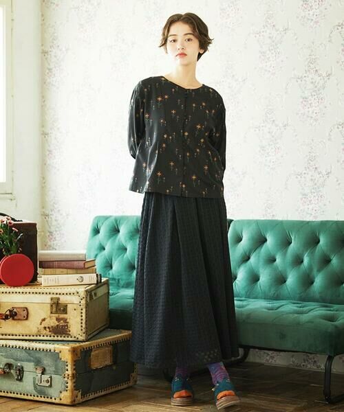 Jocomomola / ホコモモラ シャツ・ブラウス | Escaleras de flores フラワー総刺繍ブラウス | 詳細14