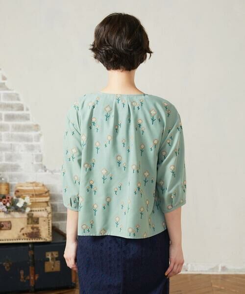 Jocomomola / ホコモモラ シャツ・ブラウス | Escaleras de flores フラワー総刺繍ブラウス | 詳細3