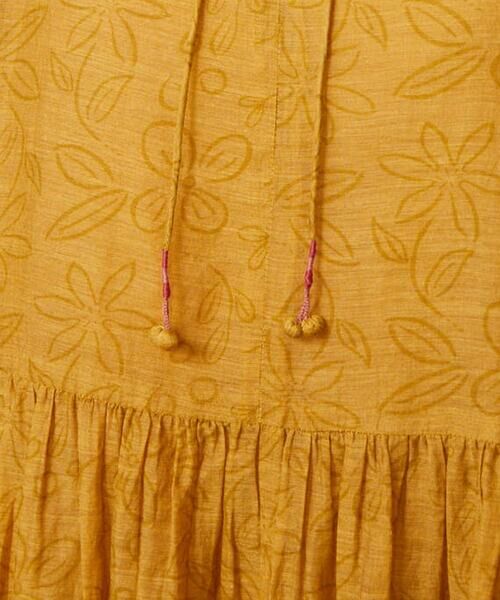 Jocomomola / ホコモモラ ロング・マキシ丈ワンピース | Azahar コード刺繍入りコットンシルクワンピース | 詳細8