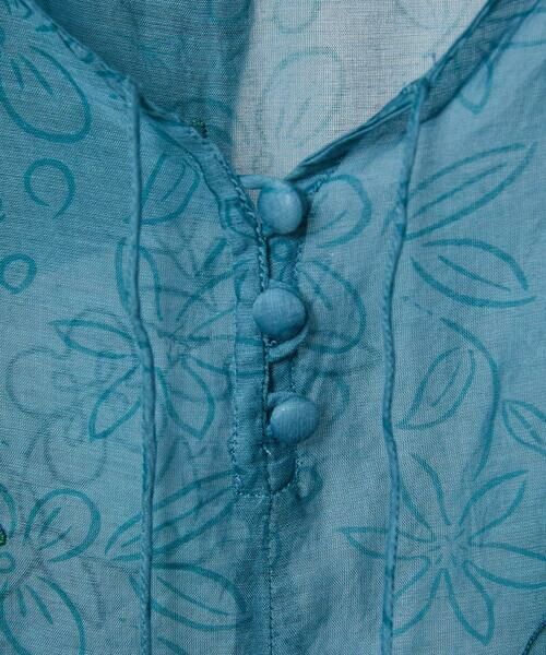 Jocomomola / ホコモモラ ロング・マキシ丈ワンピース | Azahar コード刺繍入りコットンシルクワンピース | 詳細9