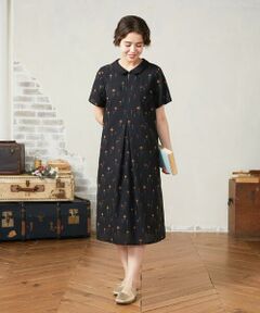 Jocomomola / ホコモモラ ロング・マキシ丈ワンピース | Escaleras de flores フラワー総刺繍ワンピース