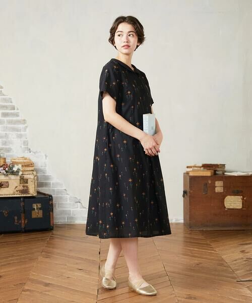 Jocomomola / ホコモモラ ロング・マキシ丈ワンピース | Escaleras de flores フラワー総刺繍ワンピース | 詳細10