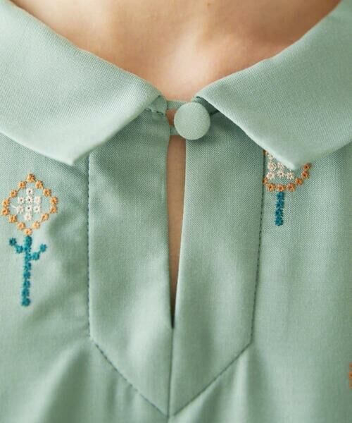 Jocomomola / ホコモモラ ロング・マキシ丈ワンピース | Escaleras de flores フラワー総刺繍ワンピース | 詳細12