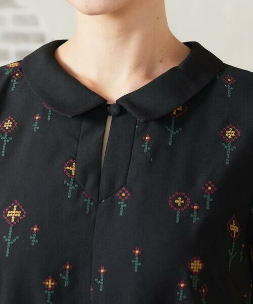 Jocomomola / ホコモモラ ロング・マキシ丈ワンピース | Escaleras de flores フラワー総刺繍ワンピース | 詳細3