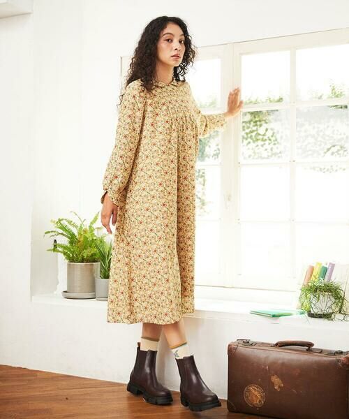 Jocomomola / ホコモモラ ロング・マキシ丈ワンピース | Calle de la Pasa 幾何学プリントワンピース | 詳細13