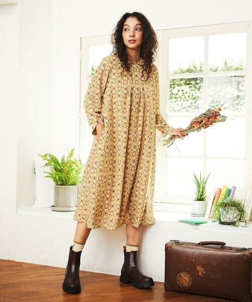 Jocomomola / ホコモモラ ロング・マキシ丈ワンピース | Calle de la Pasa 幾何学プリントワンピース | 詳細14