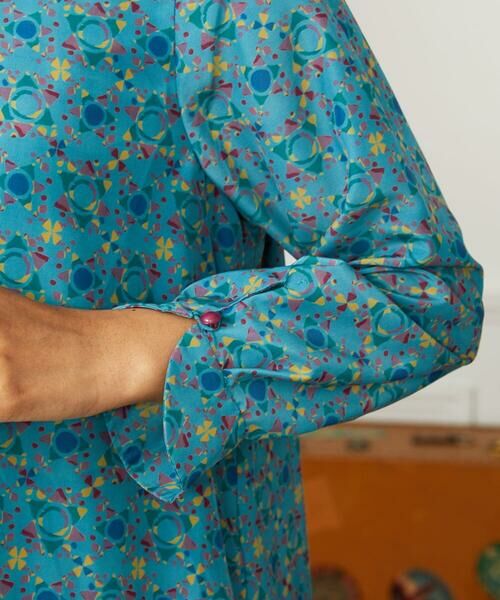 Jocomomola / ホコモモラ ロング・マキシ丈ワンピース | Calle de la Pasa 幾何学プリントワンピース | 詳細4