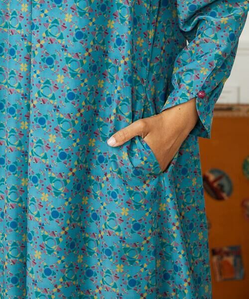 Jocomomola / ホコモモラ ロング・マキシ丈ワンピース | Calle de la Pasa 幾何学プリントワンピース | 詳細5