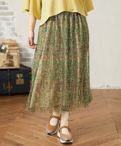 Jocomomola / ホコモモラ ロング・マキシ丈スカート | Callejero チュールプリーツスカート