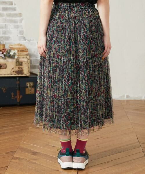 Jocomomola / ホコモモラ ロング・マキシ丈スカート | Callejero チュールプリーツスカート | 詳細2