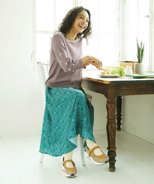 Jocomomola / ホコモモラ ロング・マキシ丈スカート | Calle de la Pasa 幾何学プリントスカート | 詳細13