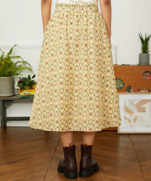 Jocomomola / ホコモモラ ロング・マキシ丈スカート | Calle de la Pasa 幾何学プリントスカート | 詳細2