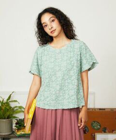 Jocomomola / ホコモモラ カットソー | Danza de las flores フラワージャカードカットソー