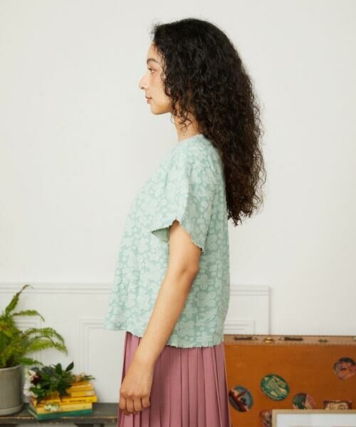 Jocomomola / ホコモモラ カットソー | Danza de las flores フラワージャカードカットソー | 詳細1