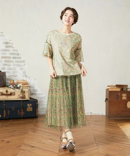 Jocomomola / ホコモモラ カットソー | Callejero チュールレイヤードカットソー | 詳細9