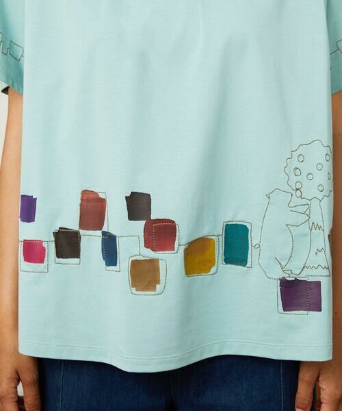 Jocomomola / ホコモモラ カットソー | 【接触冷感】Puerta de sol クラフト刺繍カットソー | 詳細11