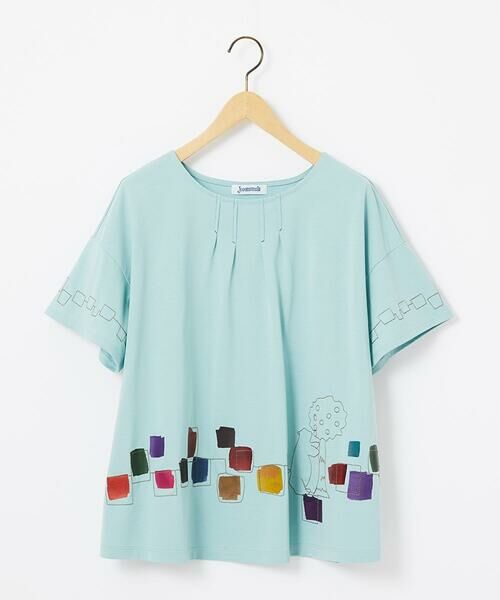 Jocomomola / ホコモモラ カットソー | 【接触冷感】Puerta de sol クラフト刺繍カットソー | 詳細16