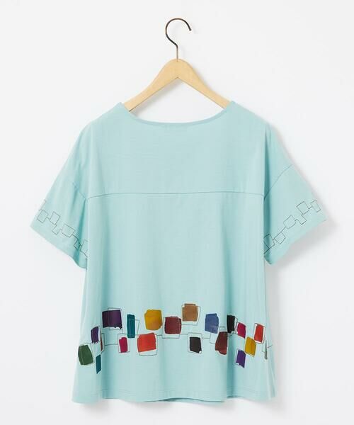 Jocomomola / ホコモモラ カットソー | 【接触冷感】Puerta de sol クラフト刺繍カットソー | 詳細17