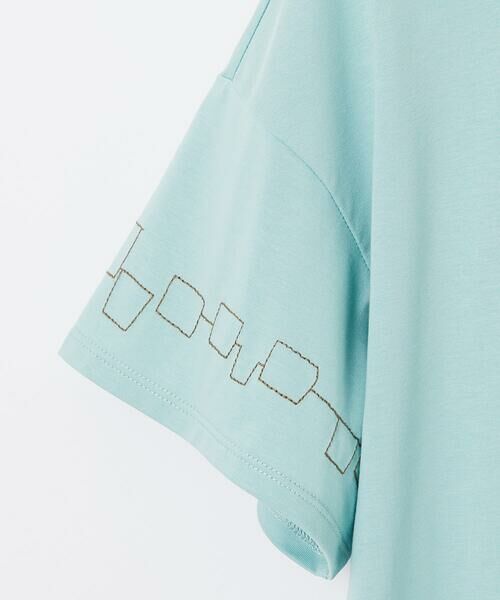 Jocomomola / ホコモモラ カットソー | 【接触冷感】Puerta de sol クラフト刺繍カットソー | 詳細19