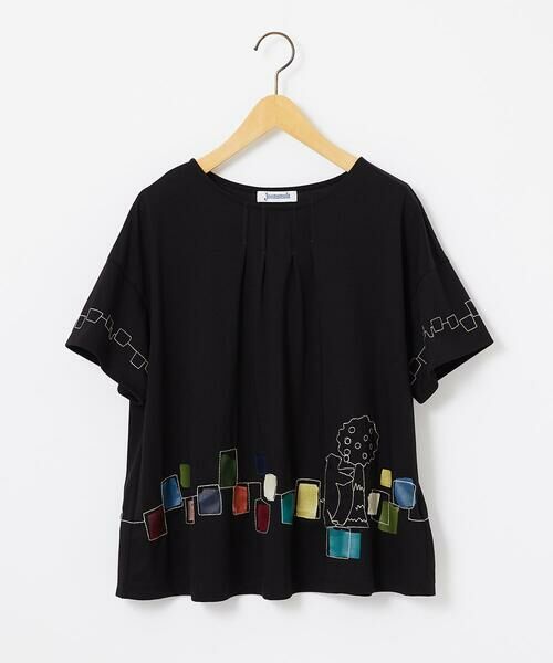 Jocomomola / ホコモモラ カットソー | 【接触冷感】Puerta de sol クラフト刺繍カットソー | 詳細23