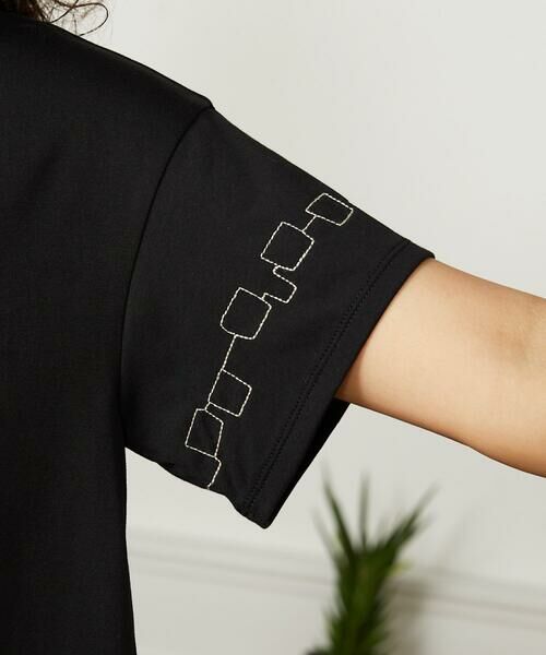 Jocomomola / ホコモモラ カットソー | 【接触冷感】Puerta de sol クラフト刺繍カットソー | 詳細6