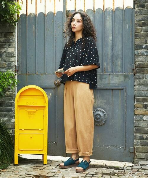 Jocomomola / ホコモモラ カットソー | 【接触冷感】Charco ドットドロストカットソー | 詳細14