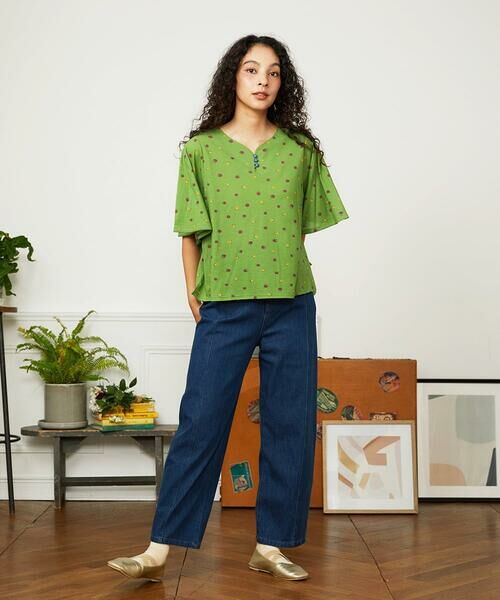 Jocomomola / ホコモモラ カットソー | 【接触冷感】Charco ドットドロストカットソー | 詳細8