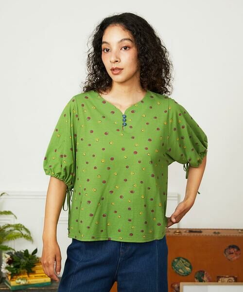 Jocomomola / ホコモモラ カットソー | 【接触冷感】Charco ドットドロストカットソー | 詳細9