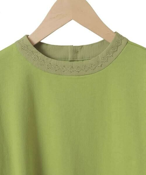 Jocomomola / ホコモモラ カットソー | フラワー刺繍ドッキングカットソー | 詳細16