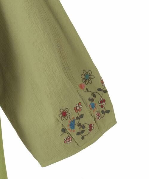 Jocomomola / ホコモモラ カットソー | フラワー刺繍ドッキングカットソー | 詳細18
