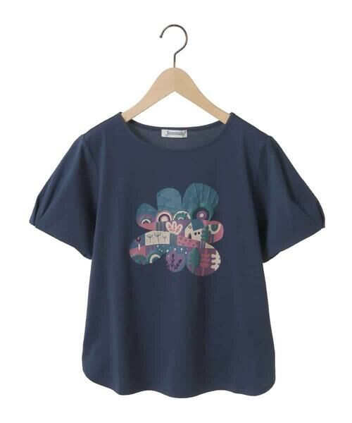 Jocomomola / ホコモモラ カットソー | 【接触冷感】フラワー発泡プリントTシャツ | 詳細15