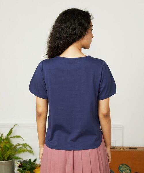 Jocomomola / ホコモモラ カットソー | 【接触冷感】フラワー発泡プリントTシャツ | 詳細2