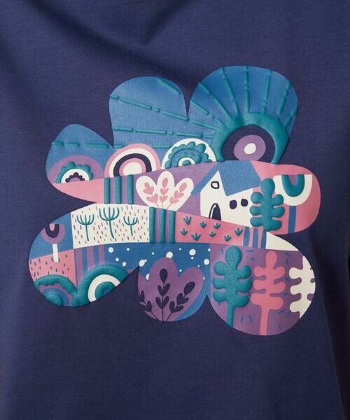 Jocomomola / ホコモモラ カットソー | 【接触冷感】フラワー発泡プリントTシャツ | 詳細4