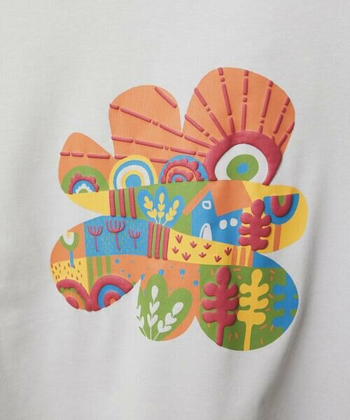 Jocomomola / ホコモモラ カットソー | 【接触冷感】フラワー発泡プリントTシャツ | 詳細9