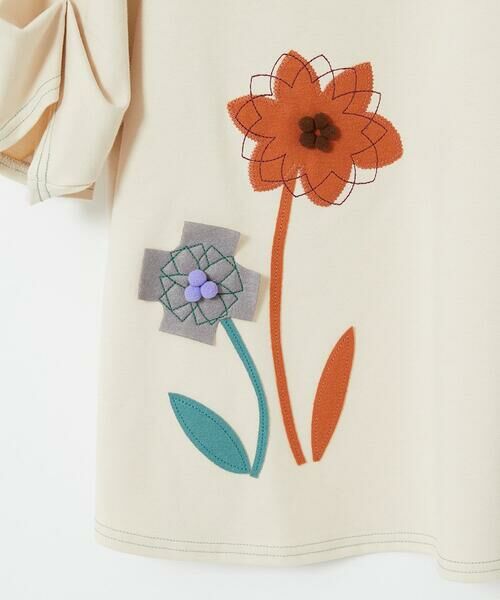 Jocomomola / ホコモモラ カットソー | Jardines フラワーモチーフクラフトカットソー | 詳細11