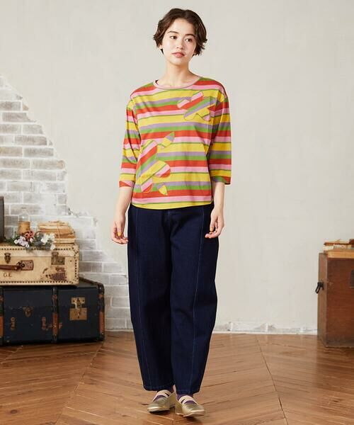 Jocomomola / ホコモモラ チノ・ワークパンツ | 【接触冷感】Rombo ワイドデニムパンツ | 詳細11