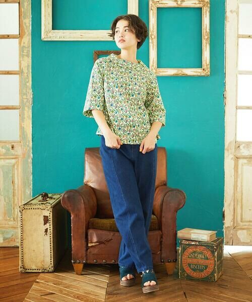 Jocomomola / ホコモモラ チノ・ワークパンツ | 【接触冷感】Rombo ワイドデニムパンツ | 詳細14