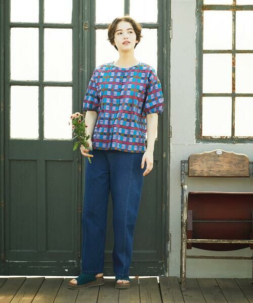 Jocomomola / ホコモモラ チノ・ワークパンツ | 【接触冷感】Rombo ワイドデニムパンツ | 詳細16