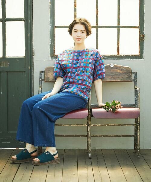 Jocomomola / ホコモモラ チノ・ワークパンツ | 【接触冷感】Rombo ワイドデニムパンツ | 詳細17